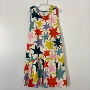 Hanna Andersson Active MadeForSun StarPrinted Sleeveless Dress Girl Size 10